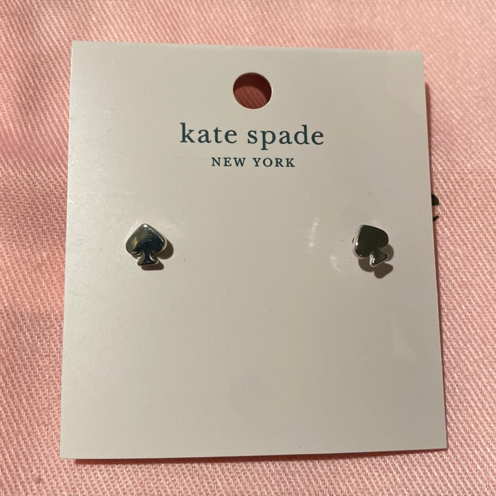 Kate Spade signature spade mini earrings